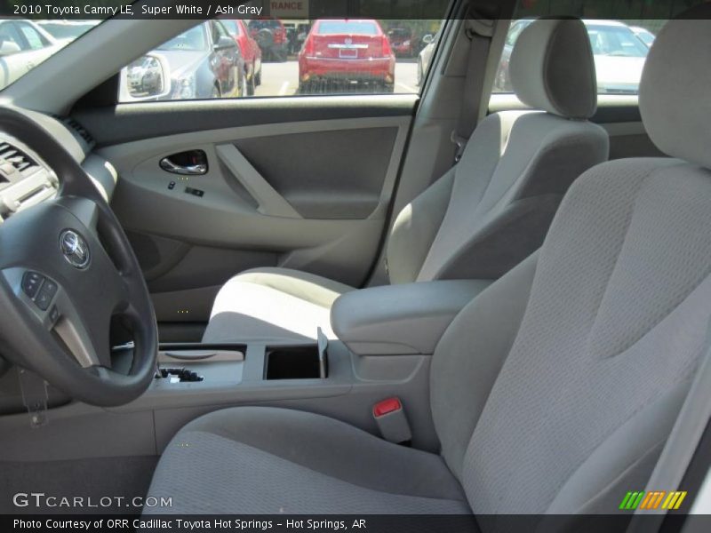 Super White / Ash Gray 2010 Toyota Camry LE