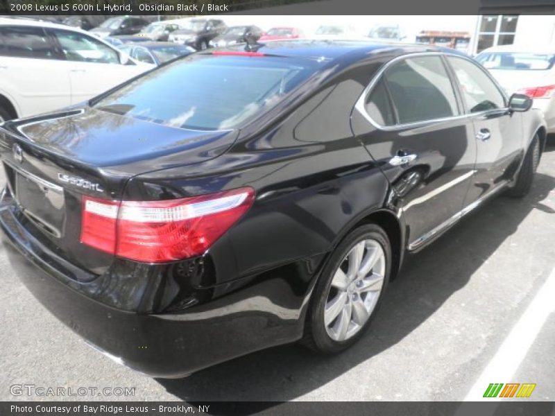 Obsidian Black / Black 2008 Lexus LS 600h L Hybrid