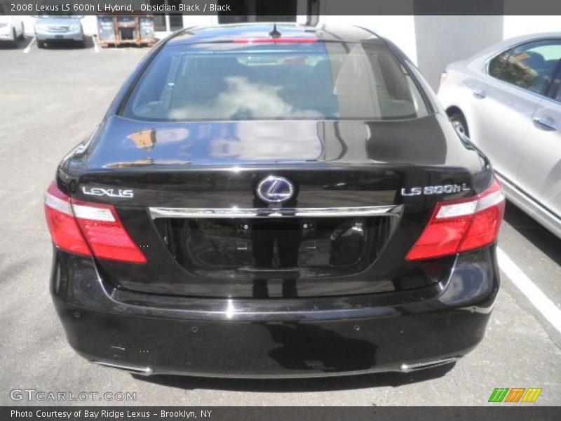 Obsidian Black / Black 2008 Lexus LS 600h L Hybrid