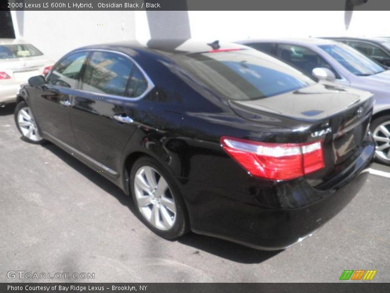 Obsidian Black / Black 2008 Lexus LS 600h L Hybrid