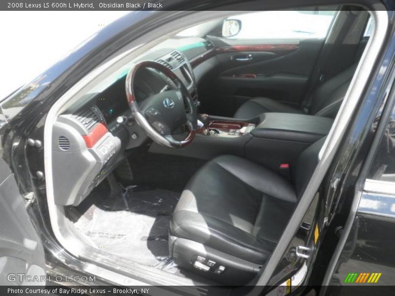 Obsidian Black / Black 2008 Lexus LS 600h L Hybrid