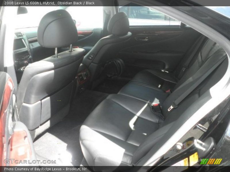 Obsidian Black / Black 2008 Lexus LS 600h L Hybrid