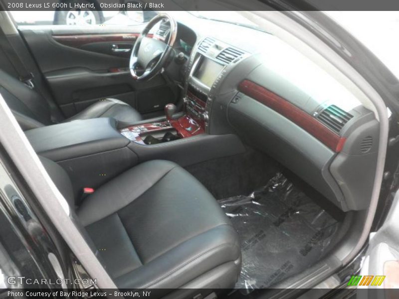 Obsidian Black / Black 2008 Lexus LS 600h L Hybrid