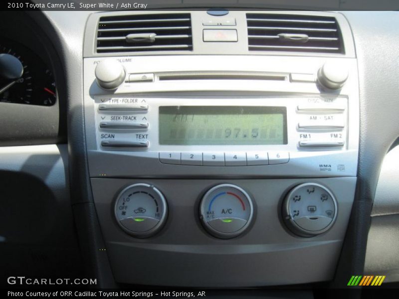 Super White / Ash Gray 2010 Toyota Camry LE