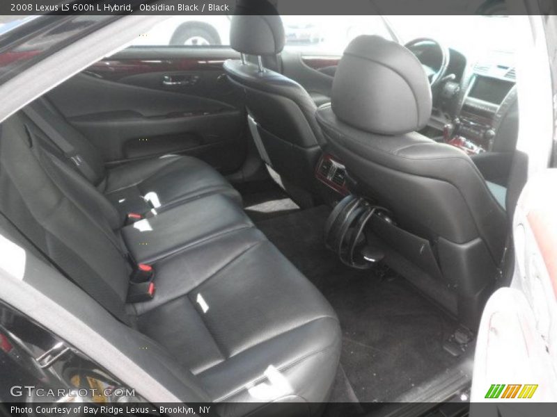 Obsidian Black / Black 2008 Lexus LS 600h L Hybrid