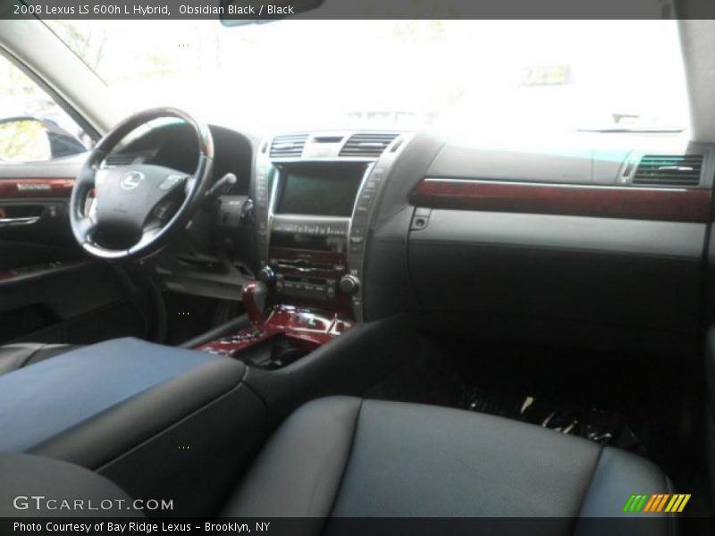 Obsidian Black / Black 2008 Lexus LS 600h L Hybrid