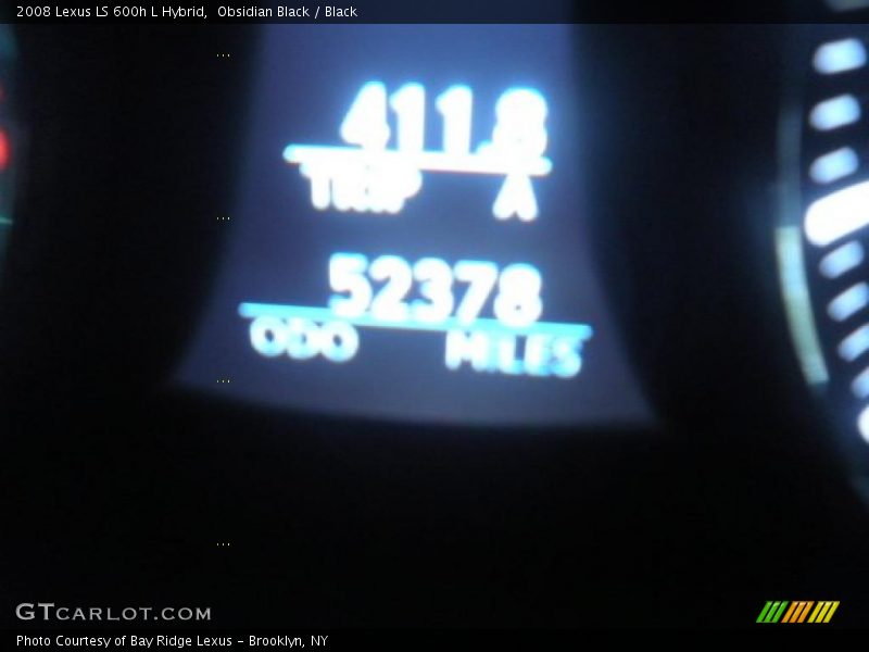 Obsidian Black / Black 2008 Lexus LS 600h L Hybrid
