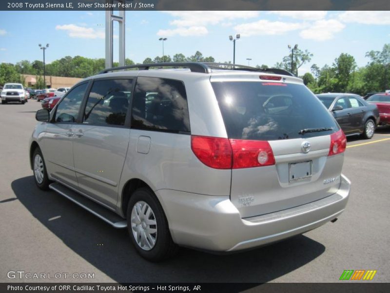 Silver Shadow Pearl / Stone 2008 Toyota Sienna LE