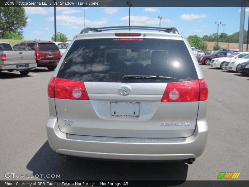 Silver Shadow Pearl / Stone 2008 Toyota Sienna LE