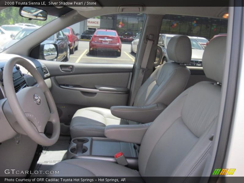 Silver Shadow Pearl / Stone 2008 Toyota Sienna LE