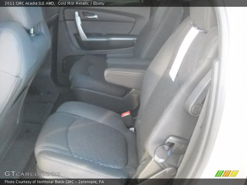 Gold Mist Metallic / Ebony 2011 GMC Acadia SLE AWD