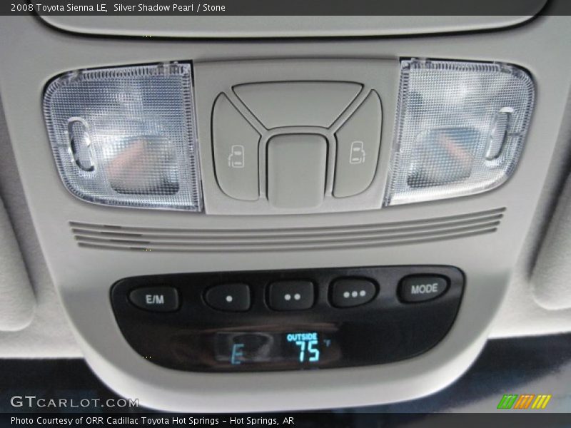 Silver Shadow Pearl / Stone 2008 Toyota Sienna LE