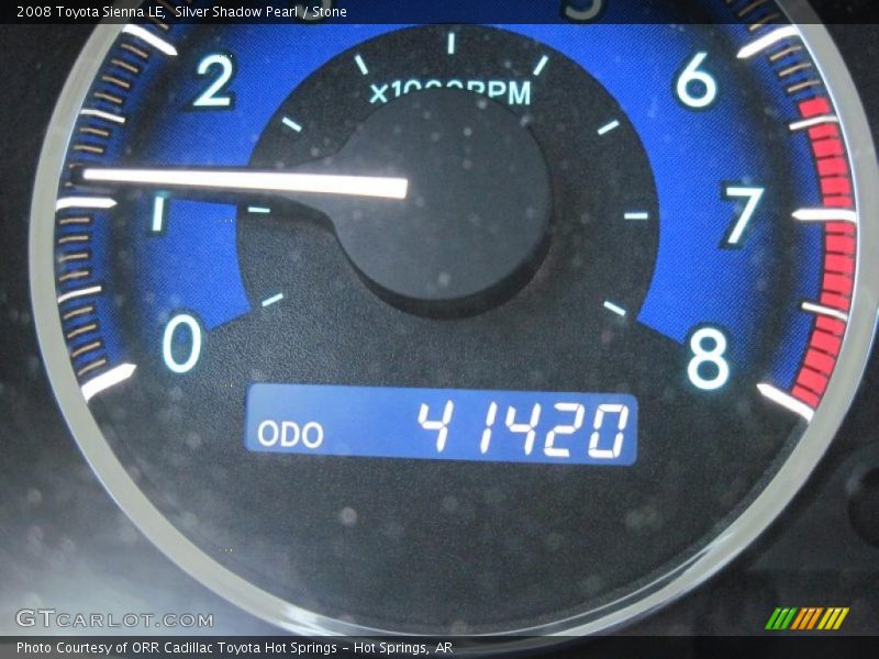 Silver Shadow Pearl / Stone 2008 Toyota Sienna LE