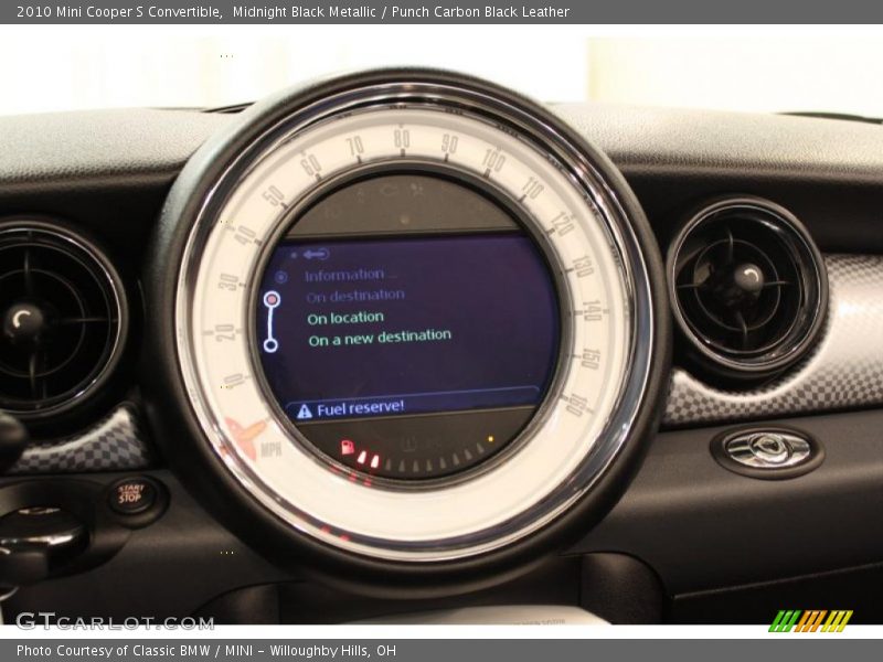  2010 Cooper S Convertible S Convertible Gauges