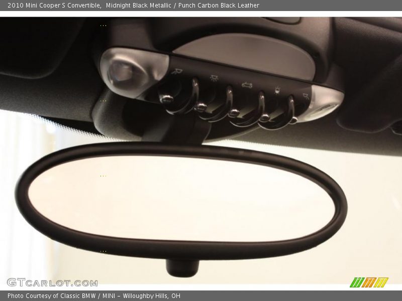 Controls of 2010 Cooper S Convertible