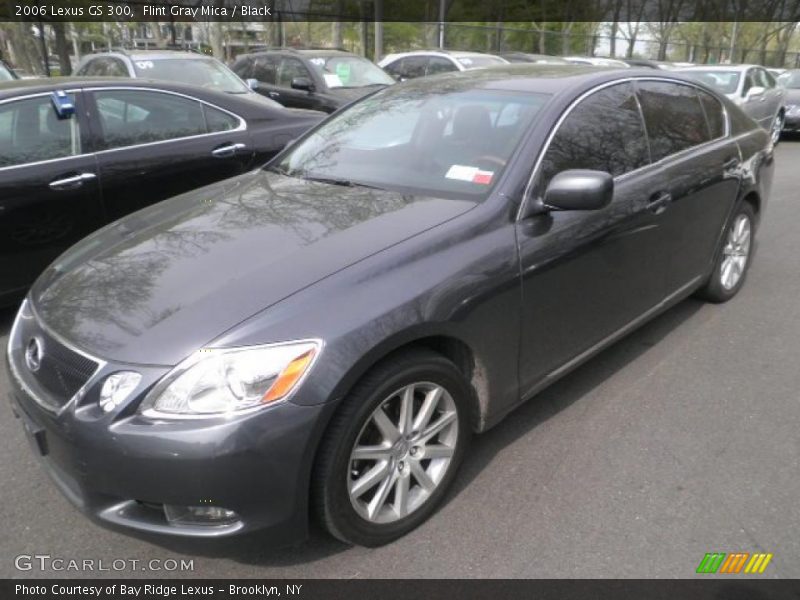 Flint Gray Mica / Black 2006 Lexus GS 300