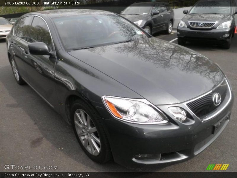 Flint Gray Mica / Black 2006 Lexus GS 300