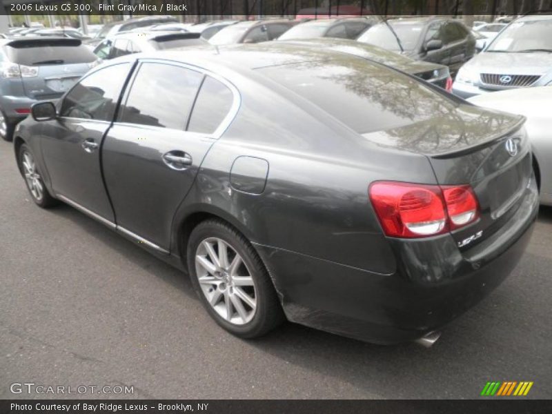 Flint Gray Mica / Black 2006 Lexus GS 300