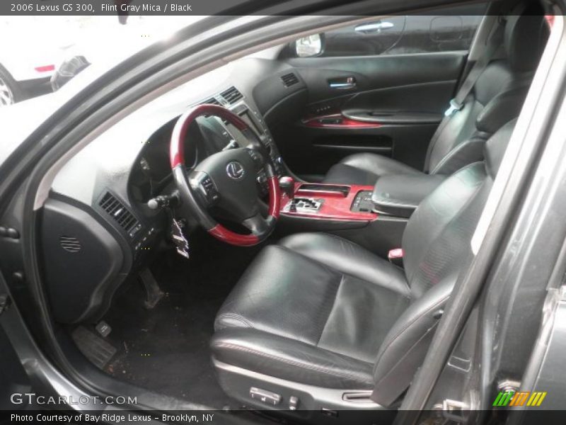 Flint Gray Mica / Black 2006 Lexus GS 300