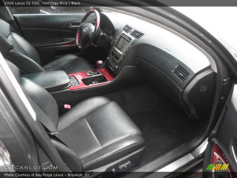 Flint Gray Mica / Black 2006 Lexus GS 300