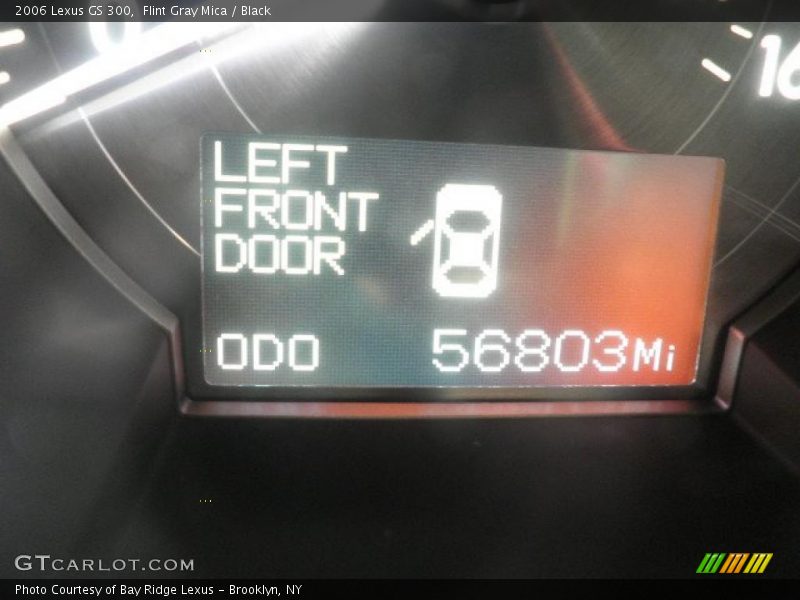 Flint Gray Mica / Black 2006 Lexus GS 300