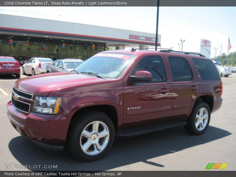 Deep Ruby Metallic / Light Cashmere/Ebony 2008 Chevrolet Tahoe LT