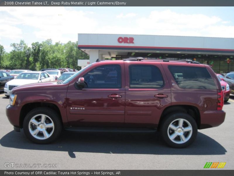 Deep Ruby Metallic / Light Cashmere/Ebony 2008 Chevrolet Tahoe LT
