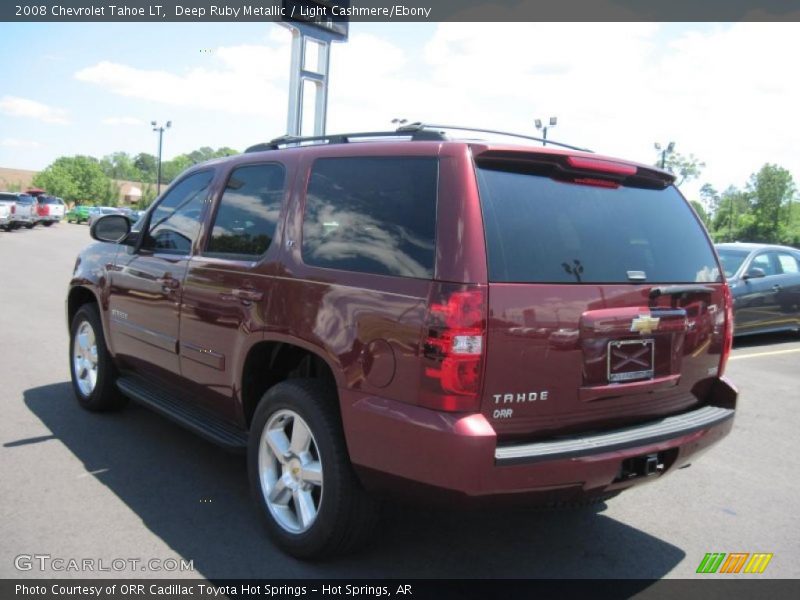 Deep Ruby Metallic / Light Cashmere/Ebony 2008 Chevrolet Tahoe LT