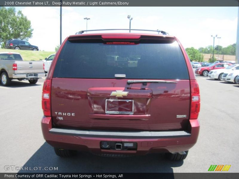 Deep Ruby Metallic / Light Cashmere/Ebony 2008 Chevrolet Tahoe LT