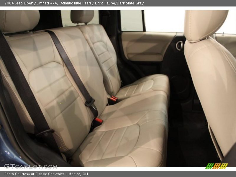 Atlantic Blue Pearl / Light Taupe/Dark Slate Gray 2004 Jeep Liberty Limited 4x4
