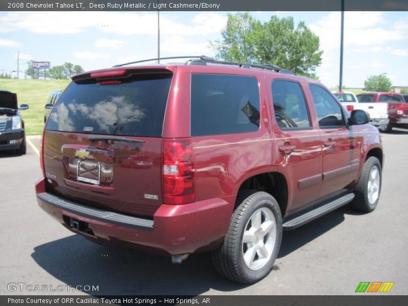 Deep Ruby Metallic / Light Cashmere/Ebony 2008 Chevrolet Tahoe LT