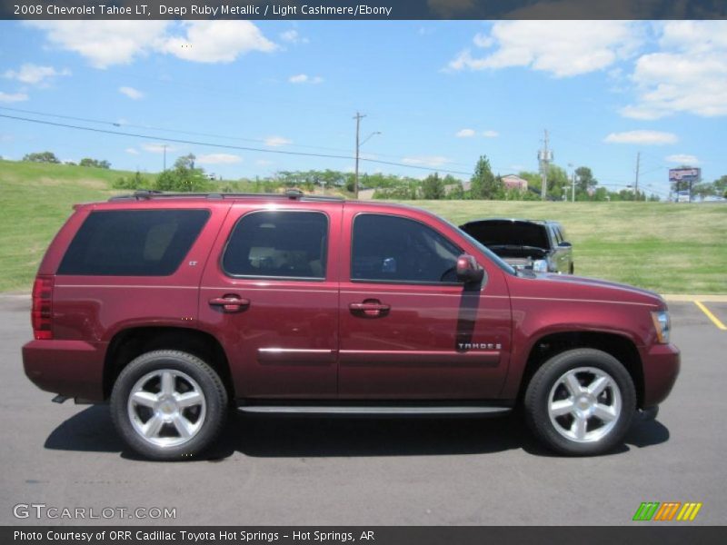 Deep Ruby Metallic / Light Cashmere/Ebony 2008 Chevrolet Tahoe LT