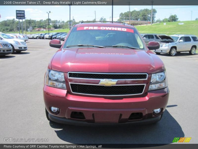 Deep Ruby Metallic / Light Cashmere/Ebony 2008 Chevrolet Tahoe LT