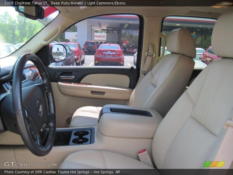 Deep Ruby Metallic / Light Cashmere/Ebony 2008 Chevrolet Tahoe LT