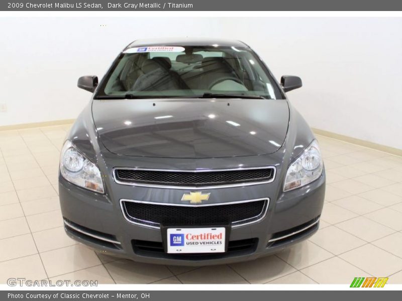 Dark Gray Metallic / Titanium 2009 Chevrolet Malibu LS Sedan