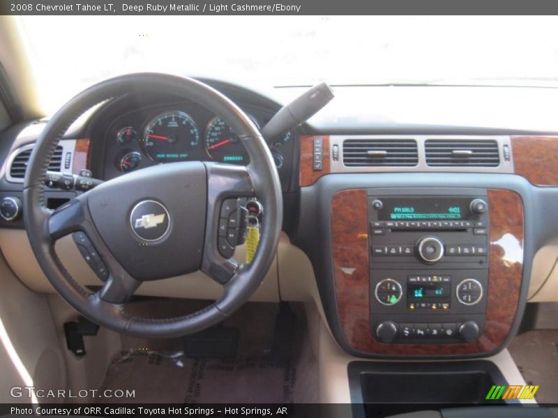 Deep Ruby Metallic / Light Cashmere/Ebony 2008 Chevrolet Tahoe LT