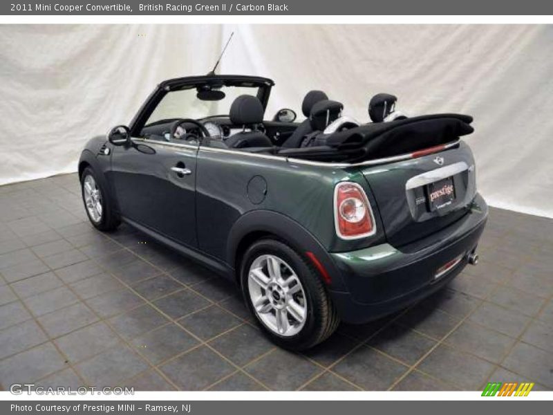 British Racing Green II / Carbon Black 2011 Mini Cooper Convertible