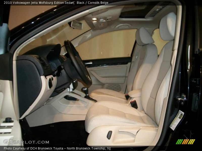 Black / Cornsilk Beige 2010 Volkswagen Jetta Wolfsburg Edition Sedan