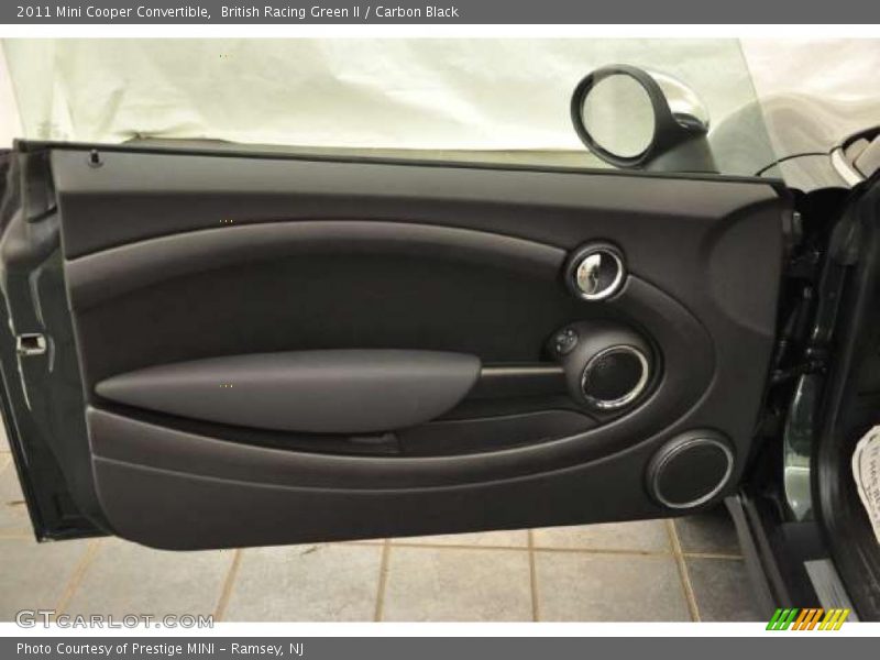 British Racing Green II / Carbon Black 2011 Mini Cooper Convertible