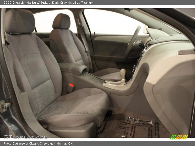 Dark Gray Metallic / Titanium 2009 Chevrolet Malibu LS Sedan