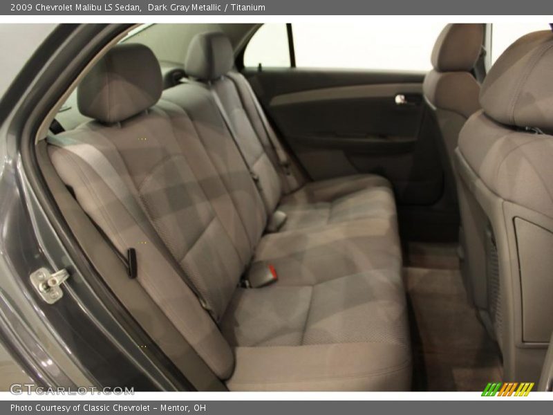 Dark Gray Metallic / Titanium 2009 Chevrolet Malibu LS Sedan