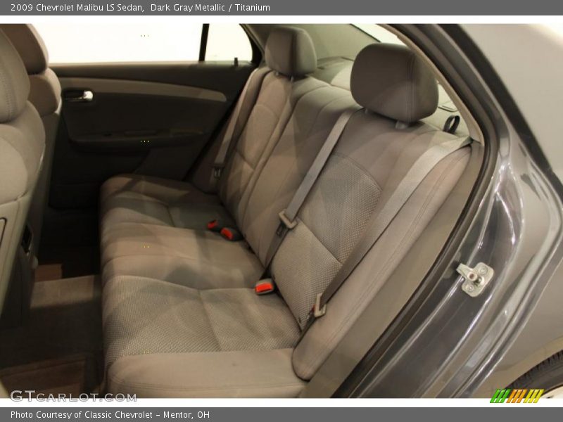 Dark Gray Metallic / Titanium 2009 Chevrolet Malibu LS Sedan