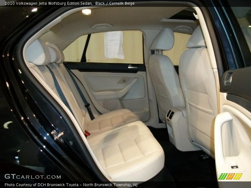 Black / Cornsilk Beige 2010 Volkswagen Jetta Wolfsburg Edition Sedan