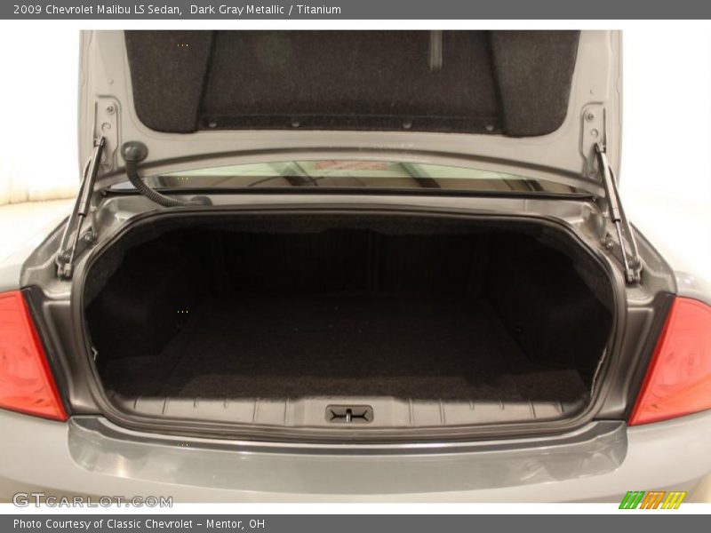 Dark Gray Metallic / Titanium 2009 Chevrolet Malibu LS Sedan