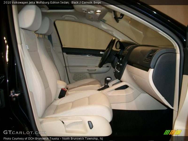Black / Cornsilk Beige 2010 Volkswagen Jetta Wolfsburg Edition Sedan