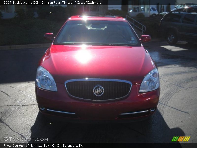 Crimson Pearl Tintcoat / Cocoa/Cashmere 2007 Buick Lucerne CXS