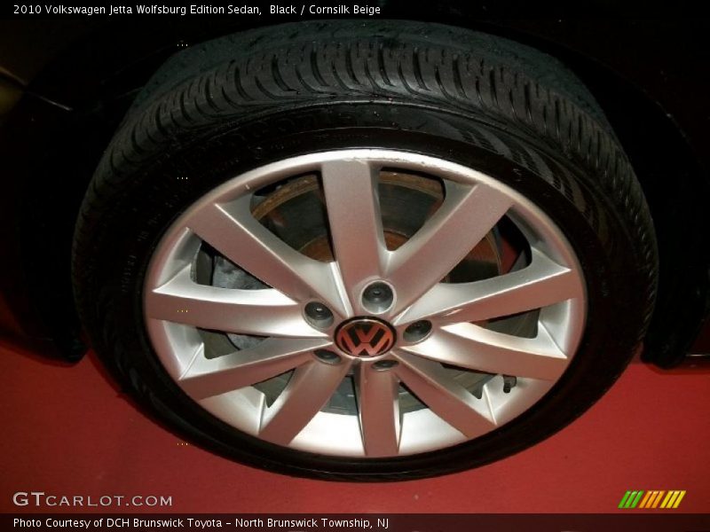 Black / Cornsilk Beige 2010 Volkswagen Jetta Wolfsburg Edition Sedan