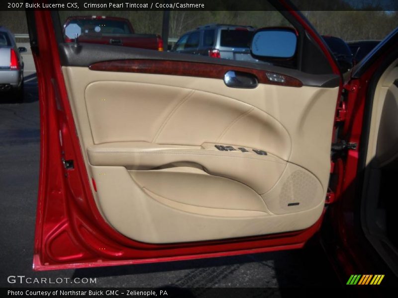 Crimson Pearl Tintcoat / Cocoa/Cashmere 2007 Buick Lucerne CXS