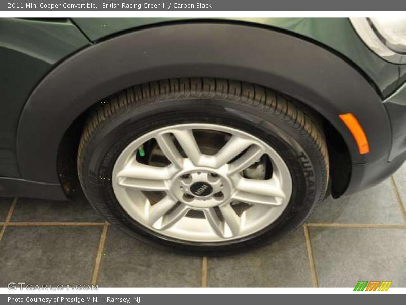 British Racing Green II / Carbon Black 2011 Mini Cooper Convertible