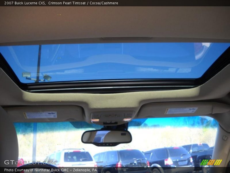 Crimson Pearl Tintcoat / Cocoa/Cashmere 2007 Buick Lucerne CXS